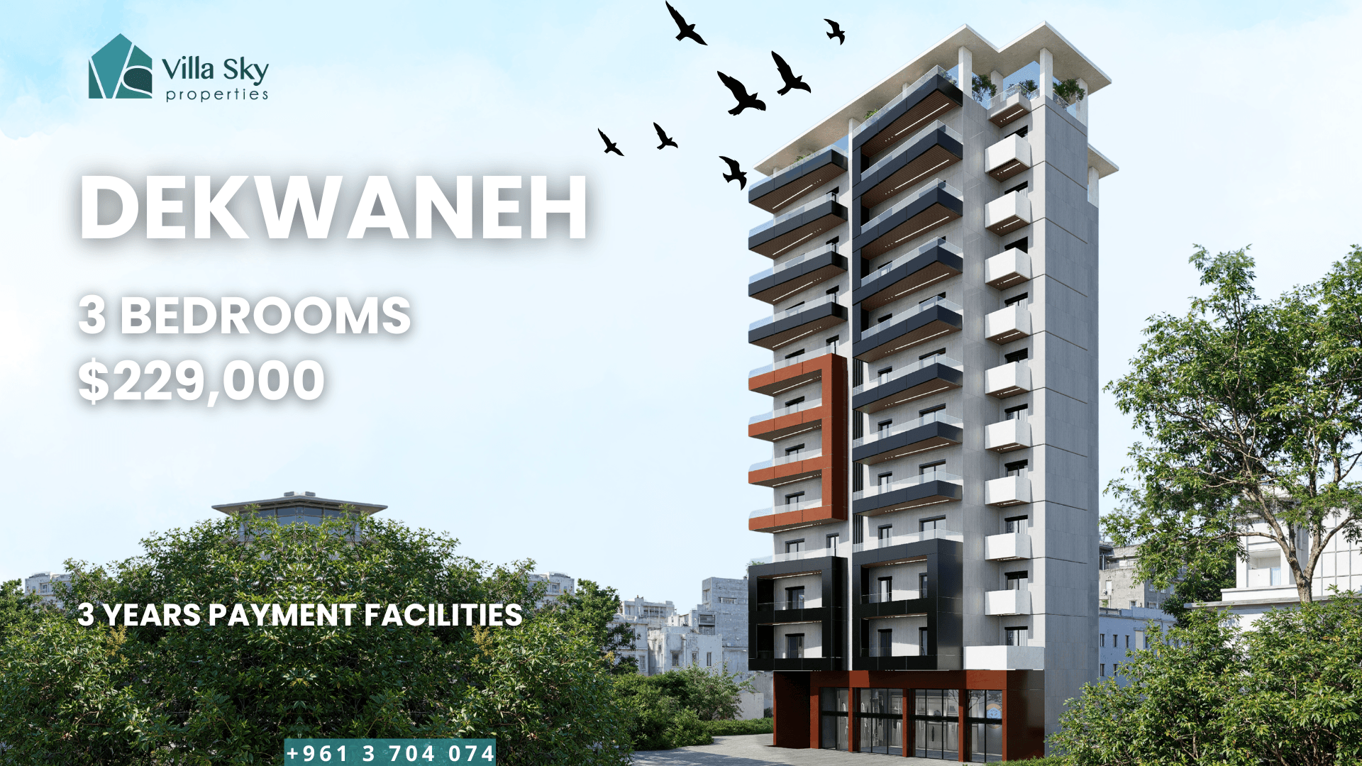 Modern 3-Bedroom Apartment in Dekwaneh with Flexible Payment Plan - 1